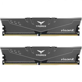 Модуль памяти для компьютера DDR4 16GB (2x8GB) 3200 MHz T-Force Vulcan Z Gray Team (TLZGD416G3200HC16CDC01)