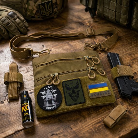 Сумка чоловіча нагрудна, Тактичні мессенджери сумки, Сумка для повсякденного життя FJ-57 | Зображення 3
