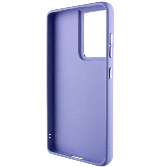TPU чохол Bonbon Metal Style with MagSafe для Samsung Galaxy S22 Ultra Бузковий / Dasheen | Зображення 2