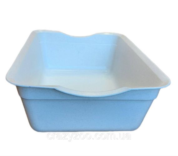 Туалет для котов белый 40x28x12 см 6132 | Зображення 1