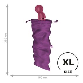 Мішечок для секс-іграшок Satisfyer Treasure Bag XL, фіолетовий, на шнурку