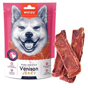 Ласощі для собак Wanpy Venison Jerky з олениною 100 гр