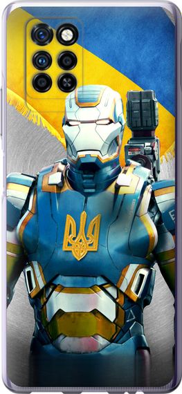 Чехол на Infinix Note 10 Pro Украинский киборг "980u-2709-17620"