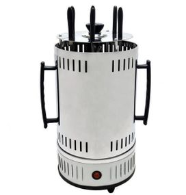 Домашняя электрическая шашлычница Domotec Ms-7782 1000 Вт белая  электрогриль электрошашлычница для дома