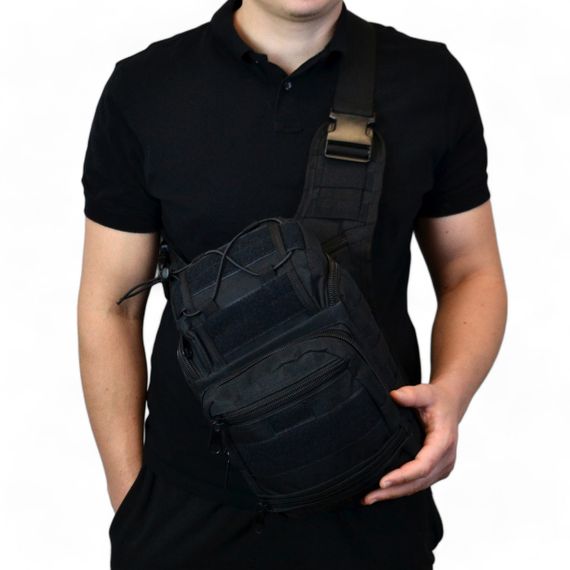 Чоловіча сумка через плече містка, Сумка через плече військового забарвлення Чоловіча армійська FP-89 | Зображення 5