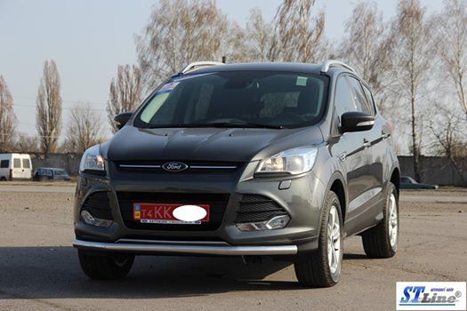 Передняя защита ST008 (нерж.) 51 мм для Ford Kuga/Escape 2013-2019 гг | Зображення 4