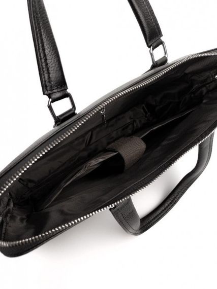 Офісна чоловіча сумка для документів Tiding Bag N15419 чорна | Зображення 7