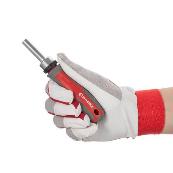 Викрутка з храповим механізмом та комплектом насадок, 31 од. INTERTOOL VT-3374 | Зображення 3