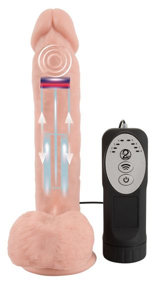 Вібратор з пульсацією Medical Silicone Vibrator, тілесний | Зображення 2
