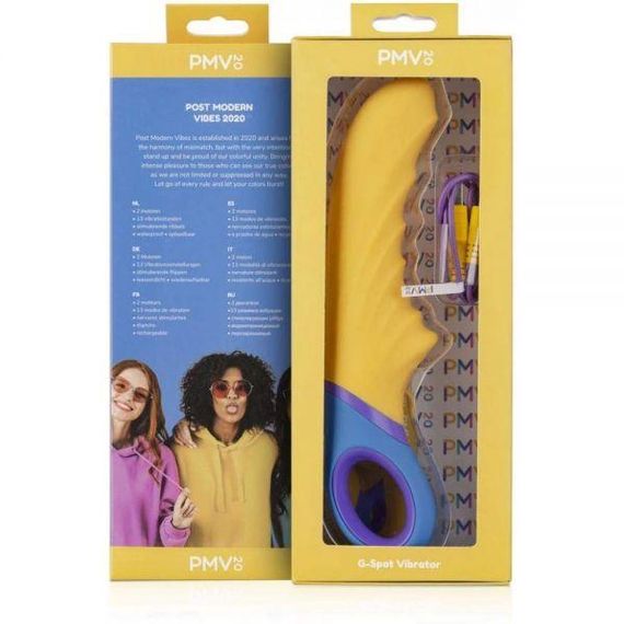 Вибратор PMV20 Tone для точки G, 23 см, желтый sexstyle | Зображення 2