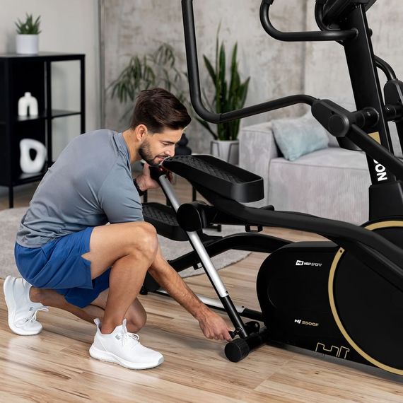 Орбитрек Hop-Sport HS-250CF Jucon черно-золотистый | Зображення 5