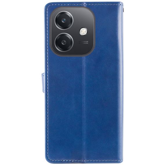 Шкіряний чохол-книжка GETMAN Gallant (PU) для Oppo A3 4G / A3x 4G/ A40m Синій | Зображення 5