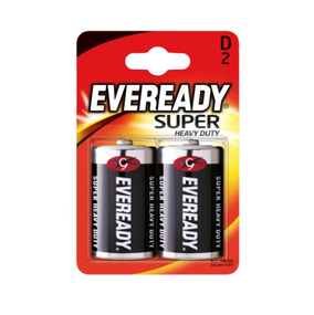 Батарейка сольова D/R20 (пл-2шт) Eveready