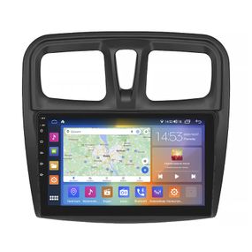 Штатная магнитола 9" Lesko для Renault Sandero II 2013-2018 4/64Gb CarPlay 4G Prime IPS 8 ядер Рено