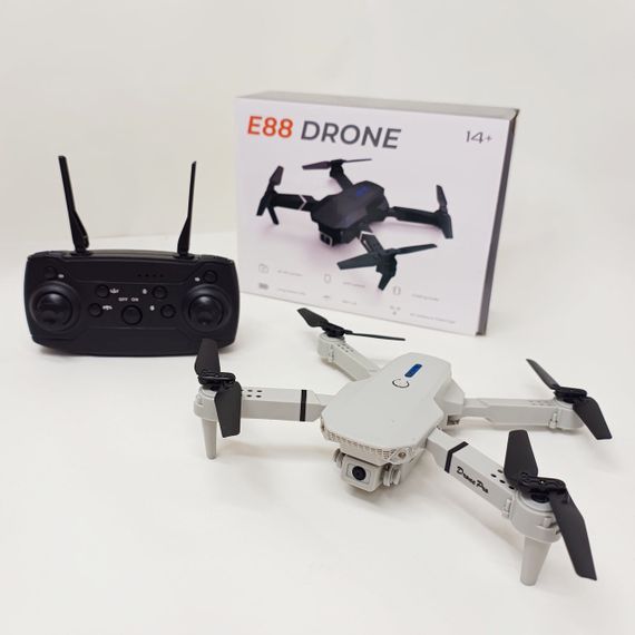 Квадрокоптер E88 міні дрон з HD камерою FPV до 20 хв польоту 2 АКБ та КЕЙС PH-70 | Зображення 2