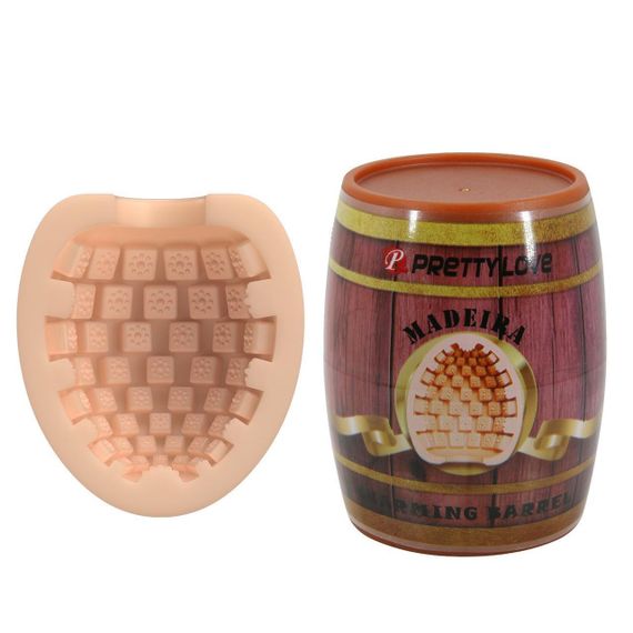 Мастурбатор яйцо PRETTY LOVE Barrel бежевый, 5.5 см Sex Aura