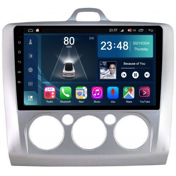 Штатна магнітола Torssen Ford Focus 05-11 conditioner FL9 4+64Gb 4G Carplay DSP | Зображення 1