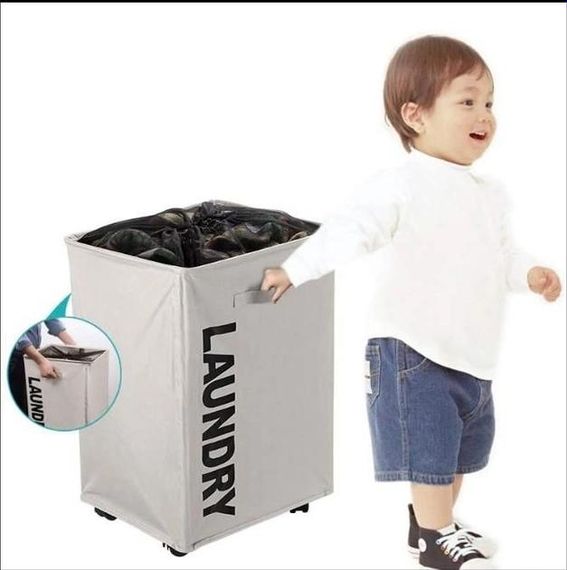Корзина для білизни з ручками ROLLING BAG XPRO чорний (43668-_310)