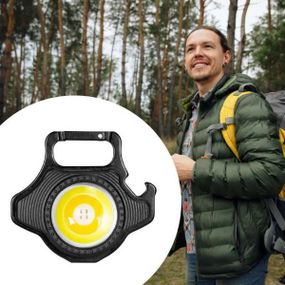 Ліхтар-брелок мультифункціональний акумуляторний W5133-COB ULTRA Чорний