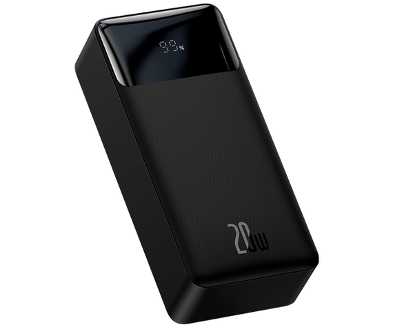 Портативний зарядний пристрій Power Bank Baseus PPDML-N Bipow 20W 30000 mAh чорний (ЦУ-00036654_1912)