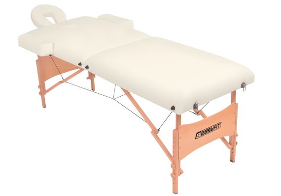 Масажний стіл EasyFit ZenRest кушетка складана Бежевий з чохлом (EF-2215-70)