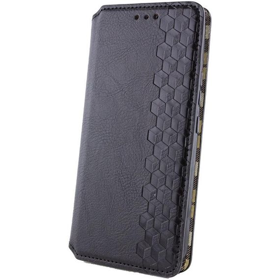 Кожаный чехол-книжка GETMAN Cubic (PU) для Samsung Galaxy A57 5G Черный | Зображення 4