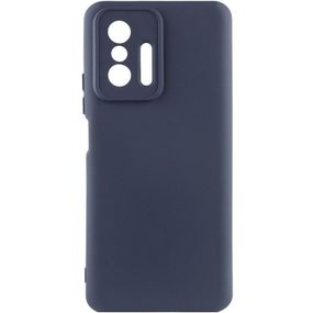 Чохол Silicone Cover Ummi Lakshmi Full Camera (AA) для Xiaomi 11T / 11T Pro Синій / Midnight Blue