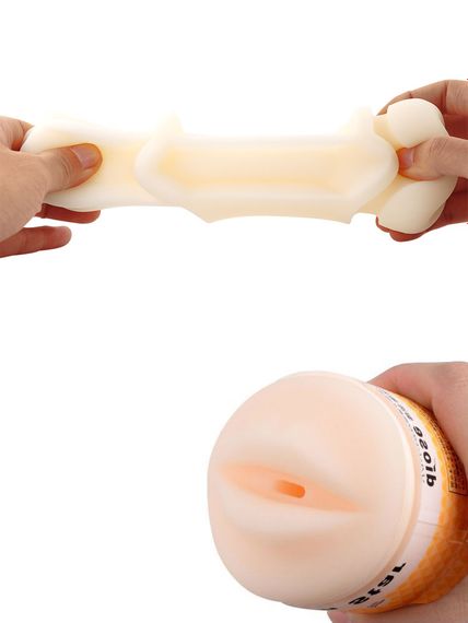Мастурбатор чашка Snail Cup (Oral) Babydoll Універсальний. Жовтий 103-1 | Зображення 6