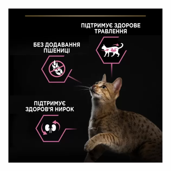 Сухий корм Purina PRO PLAN Sterilised Adult 1+ Delicate Digestation для дорослих стерилізованих котів, курка 400 г | Зображення 3