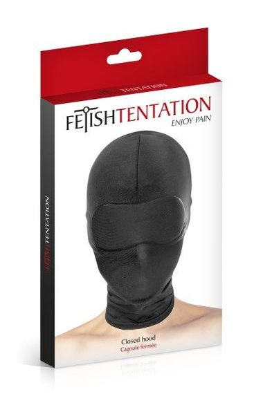 Капюшон для БДСМ Fetish Tentation Closed Hood | Зображення 1