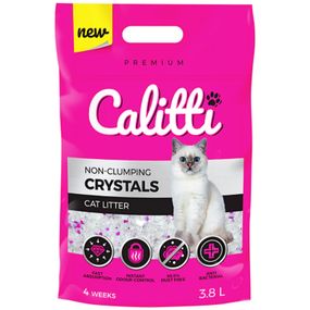 Наповнювач туалету для котів Calitti Crystals 3.8 л силікагелевий (5907222223253)