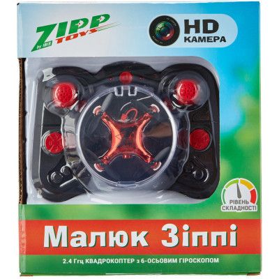 Радиоуправляемая игрушка ZIPP Toys Квадрокоптер с камерой Малыш Zippi с доп.аккумулятором, крас (CF922 red) | Зображення 6