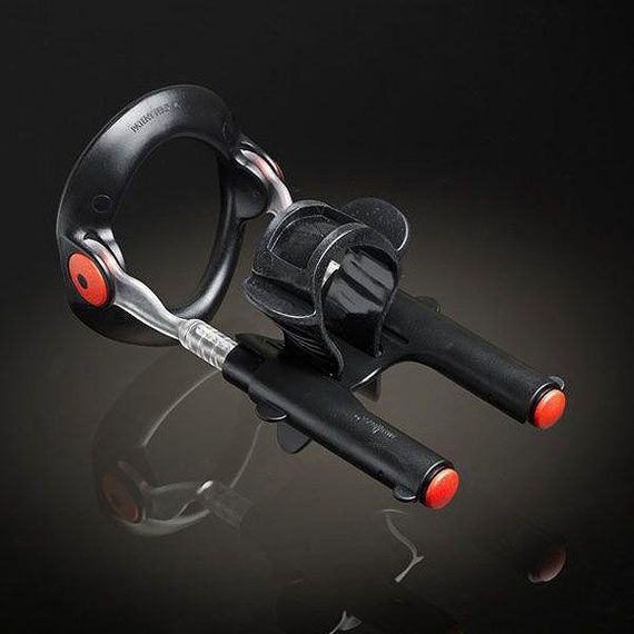 Екстендер для збільшення члена Male Edge Pro, ремінцевий, маса всього 65 г, міцний пластик Sex Aura