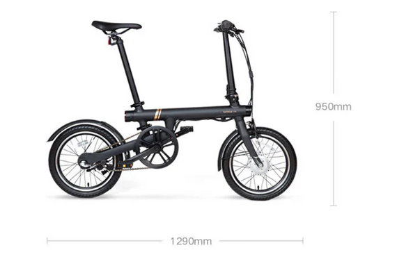 Электровелосипед QiCYCLE F2 сложен 36V 6Ah 250W с Bluetooth и Shimano 3 Speed | Зображення 1