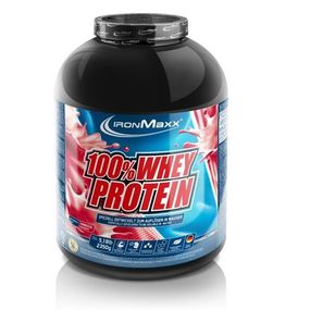 Протеин IronMaxx 100% Whey Protein 2350 g (банка) /47 servings/ Raspberry