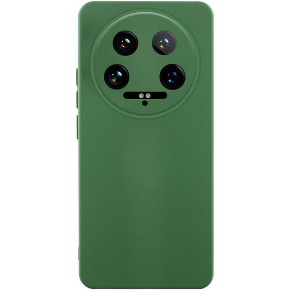 Чохол Silicone Cover Ummi Lakshmi Full Camera (AA) для Xiaomi 14 Ultra Зелений / Dark green