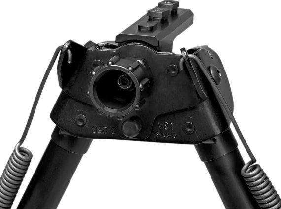 Сошки Harris Bipod S-BRM-MLOK. 15,2-22,9 см. Шарнірна база. Підпружинені ніжки | Зображення 1
