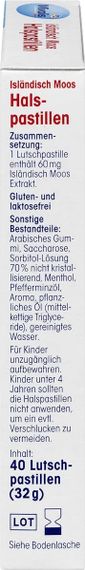 Mivolis леденцы с исландским мхом для горла — при боли, кашле и хрипоте, 40 пастилок, Германия | Зображення 3