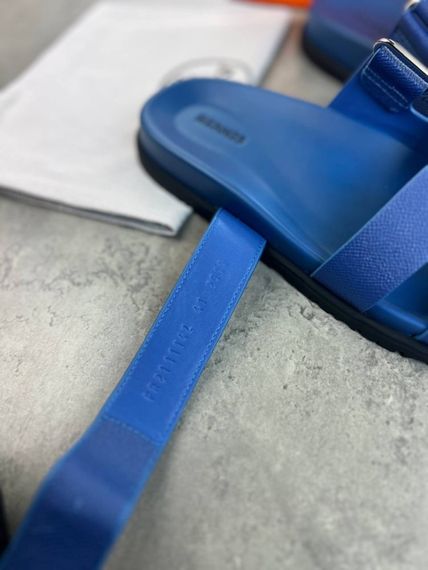 Сланці Hermes Chepre Blue чоловічі сині ob414 | Зображення 9