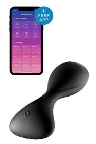 Анальный смарт вибратор Satisfyer Trendsetter Plug Vibrating черный Sex Aura