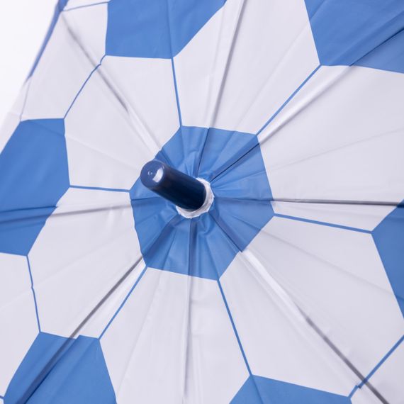 Класична дитяча парасолька-тростина напівавтомат з поліестеру 8 спиць діаметр 82 см Синя HP-23-9BL | Зображення 2