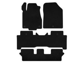 Текстильные коврики Classic (3 ряда, Черный) для Acura MDX 2007-2013 гг