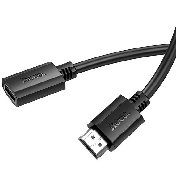 Дата кабель Hoco US13 HDTV male to HDTV female HD extension (2m) Black | Зображення 2