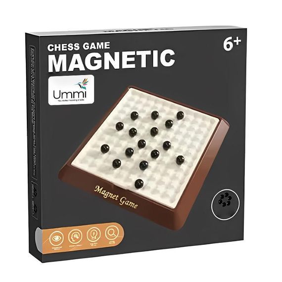 Настільна інтерактивна гра Ummi ME-189 Magnetic Chess Game Brown / White | Зображення 4