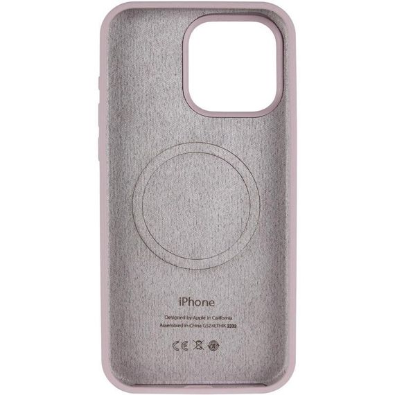 Чохол Silicone Case (AA) Logo with MagSafe для Apple iPhone 11 Pro (5.8") Сірий / Lavender | Зображення 2