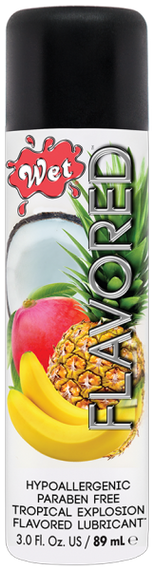 Съедобный лубрикант Wet Flavored Tropical Fruit Explosion (вкус тропик) 89 мл sexstyle