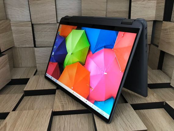 Ноутбук-трансформер Б-класс Lenovo IdeaPad Flex 5 14IAU7 / 14" (1920x1080) IPS Touch / Intel Core i5-1235U (10 (12) ядер по 3.3 - 4.4 GHz) / 8 GB DDR4 / 256 GB SSD M.2 / Intel Iris Xe Graphics / WebCam / Fingerprint б/у | Зображення 1