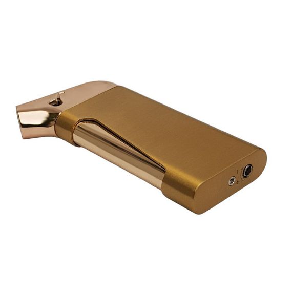 Запальничка Бокова Турбінка Side Turbo Lighter Gold | Зображення 2