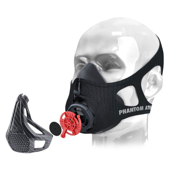 Маска для тренування дихання Фантом Training Mask Carbon L | Зображення 2
