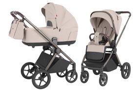Коляска універсальна CRL-6527 "Ultra" Maple Beige 2в1 (Color Frame) CARRELLO